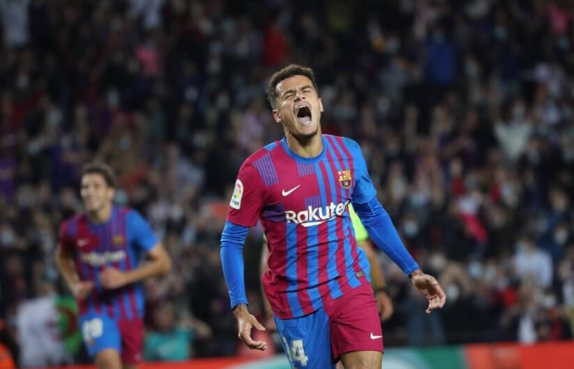  阿斯顿维拉库蒂尼奥任意球双响炮  